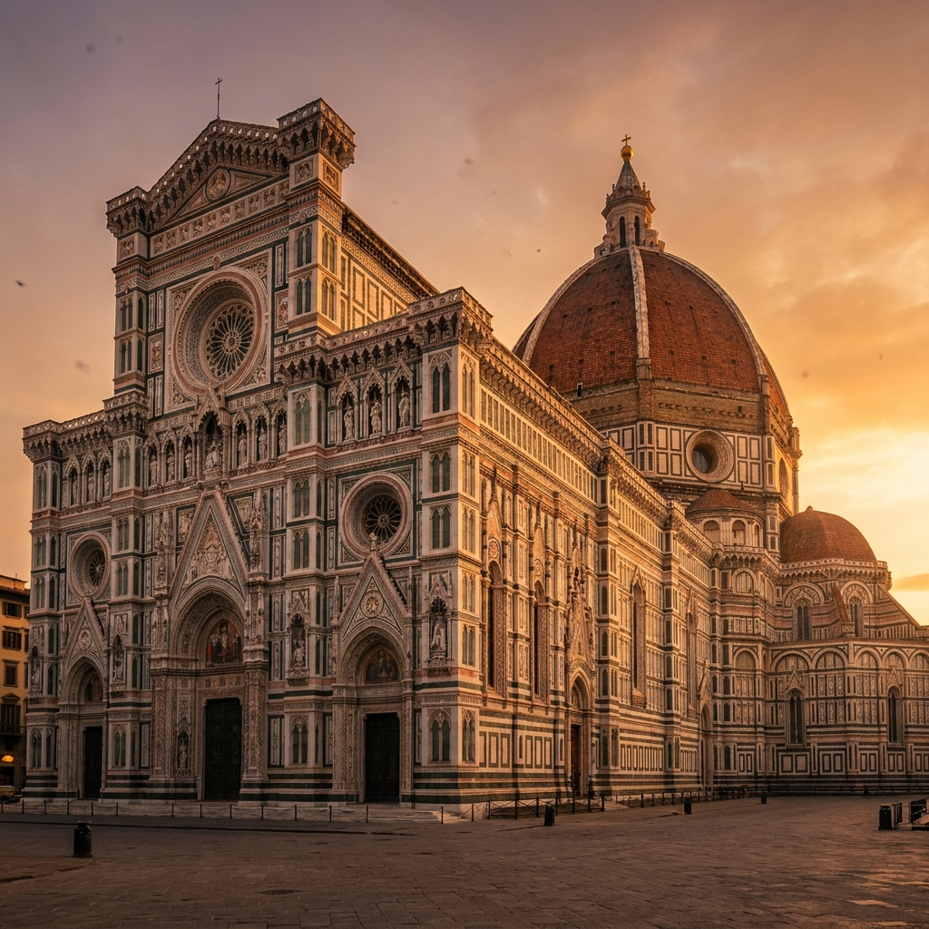 The Duomo di Firenze at sunset